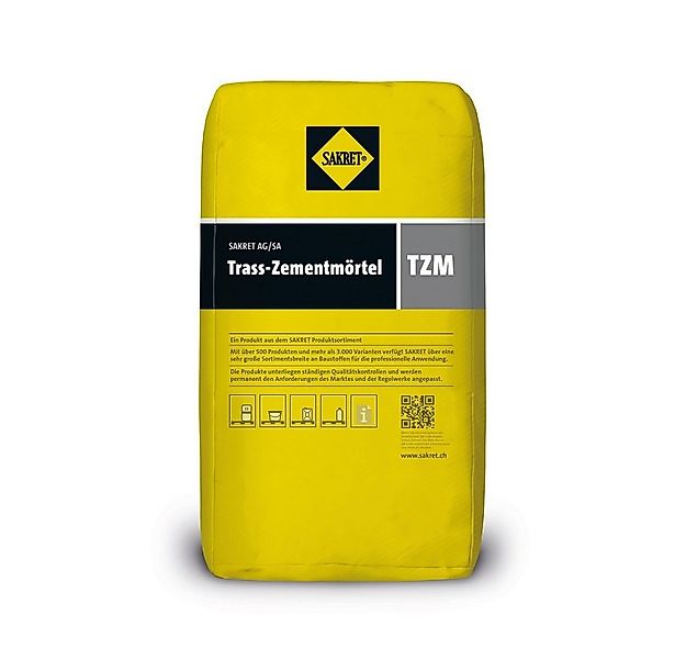 Sakret Fugenmörtel SAKRET Trass-Zement-Mörtel TZM 30kg günstig online kaufen