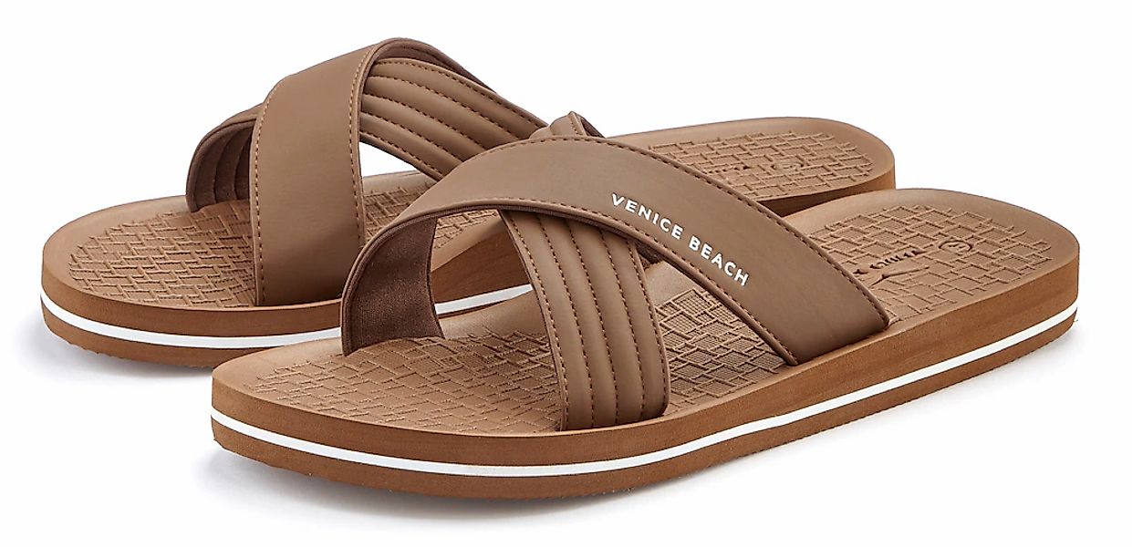 Venice Beach Badepantolette "Pantolette", Badeschuh, offener Schuh, Unisex günstig online kaufen