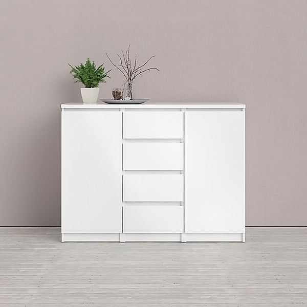INOSIGN Kommode »Naia, Sideboard, 4 Schubladen, 2 Türen, Aufbewahrung, grif günstig online kaufen
