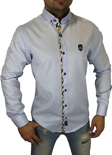 Megaman Jeans Businesshemd Herren Langarmhemd elegant und sportlich Premium günstig online kaufen