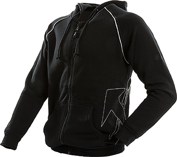 JOB Kapuzensweatjacke Hoodie-Sweatjacke DACHDECKER schwarz günstig online kaufen