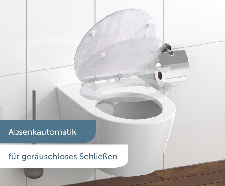 Schütte WC-Sitz "LIGHT WOOD" mit Absenkautomatik und MDF-Holzkern günstig online kaufen
