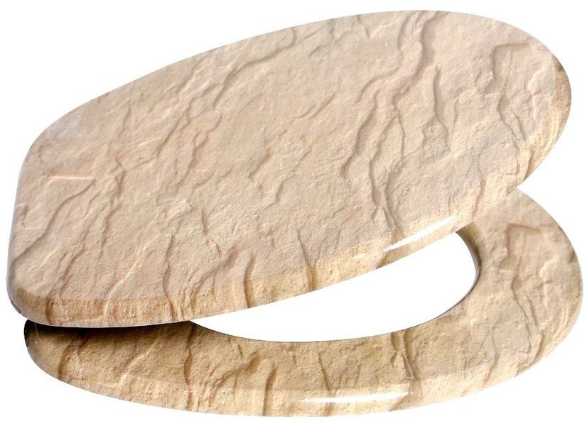 Sanilo WC Sitz mit Absenkautomatik Sand Stone, Hochwertiger und Stabiler To günstig online kaufen