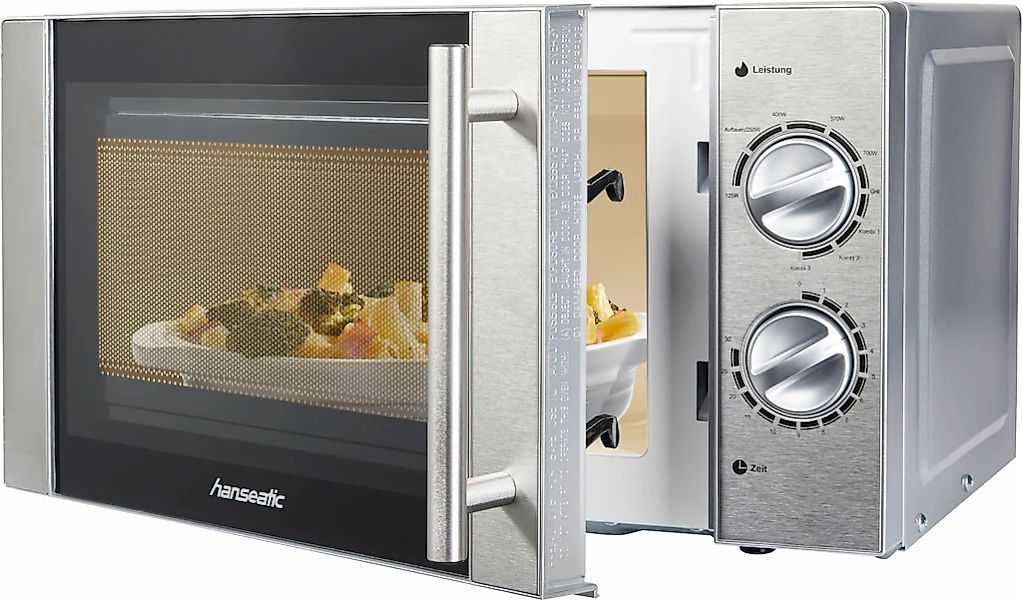 Hanseatic Mikrowelle "65509859" Grill 700 W Grill, 5 Leistungsstufen und Au günstig online kaufen