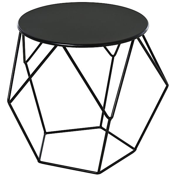 HOMCOM Couchtisch Aufbewahrung Metallkorb (Satztisch, 1-St., günstig online kaufen