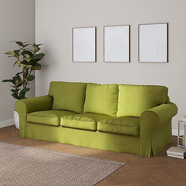 Bezug für Ektorp 3-Sitzer Schlafsofa, neues Modell (2013), limone, 40cm x 3 günstig online kaufen