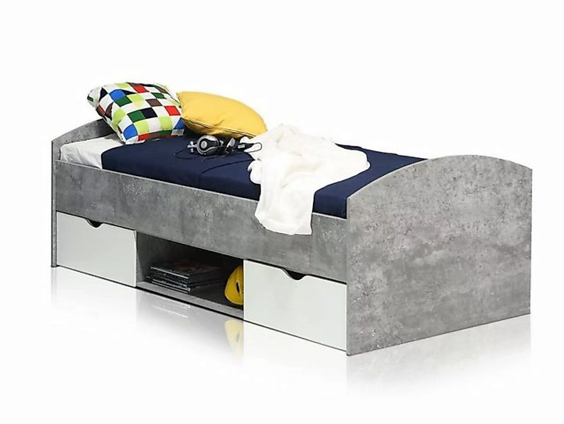Moebel-Eins Kinderbett, LILLY Jugendbett / Funktionsbett 90x200 cm, Materia günstig online kaufen