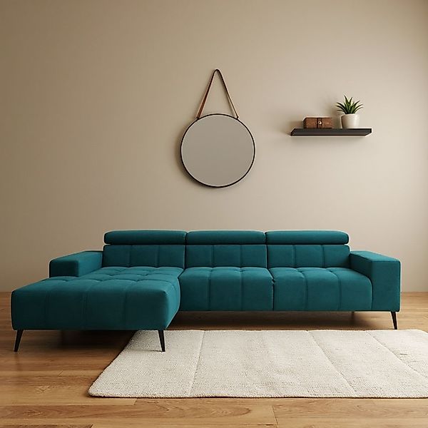 DOMO collection Ecksofa »Trento L-Form, mit Kufenfuß oder Einzelfuß« wahlwe günstig online kaufen