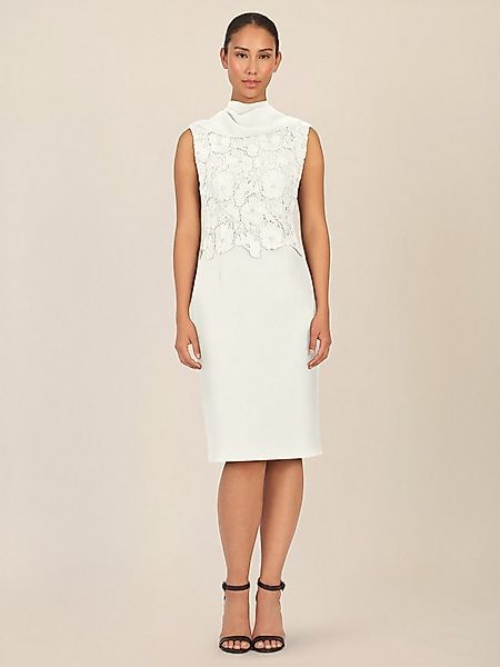 Apart Abendkleid in Lagenoptik mit Spitzenborte günstig online kaufen