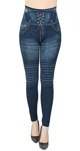 dy_mode Jeggings Damen Jeggings High Waist Leggings in Jeans Optik BequemJe günstig online kaufen