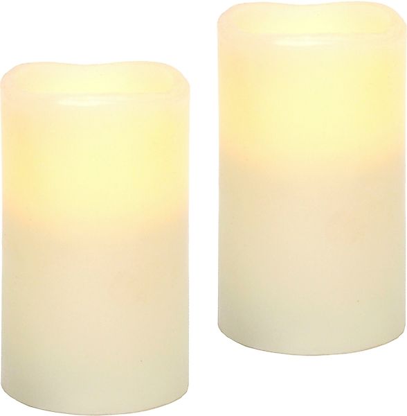 I.GE.A. LED-Kerze LED-Kerzen Flackernd Warmweiß 2er günstig online kaufen