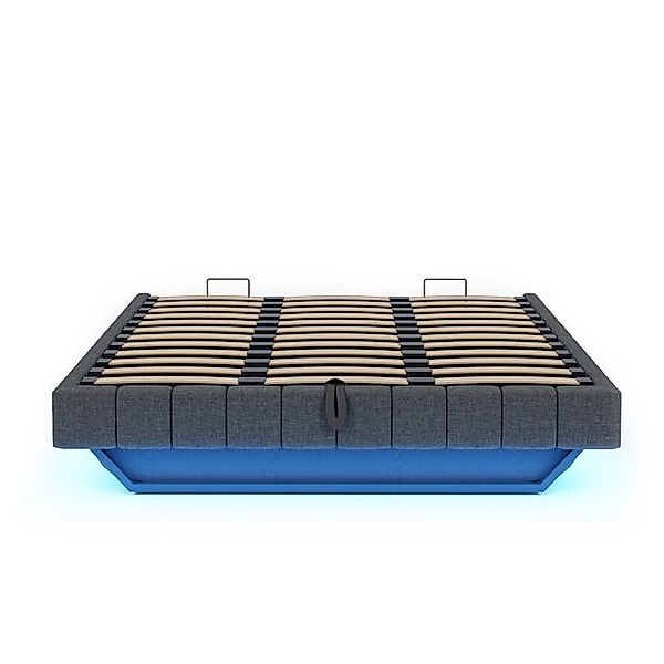 STILVORA Polsterbett 180x200 Jugendbett mit LED-Licht&Bettkasten,Bettgestel günstig online kaufen