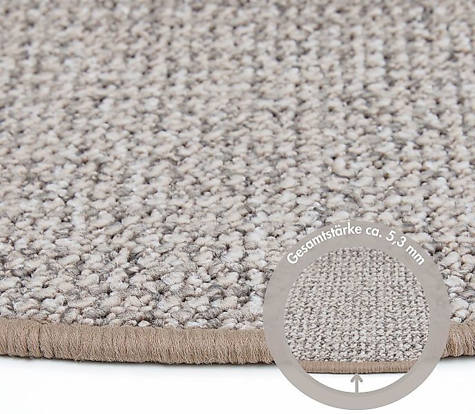 Andiamo Stufenmatte »Saragossa, Made in Netherlands«, halbrund, 6,5 mm Höhe günstig online kaufen