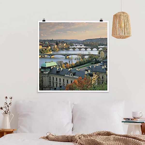 Poster - Quadrat Prag günstig online kaufen