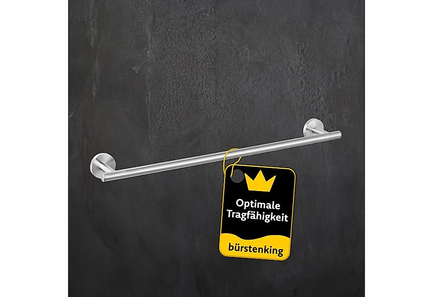 Bürstenking Handtuchhalter 60 cm Wand Badetuchhalter – Edelstahl gebürstet, günstig online kaufen