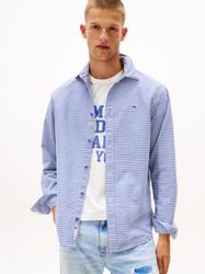 Tommy Jeans Langarmhemd TJM OXFORD CHECK günstig online kaufen