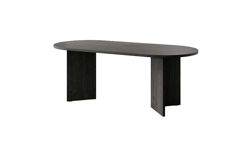 Esstisch oval Ovo ¦ schwarz ¦ Maße (cm): B: 90 H: 75 Tische > Esstische > E günstig online kaufen