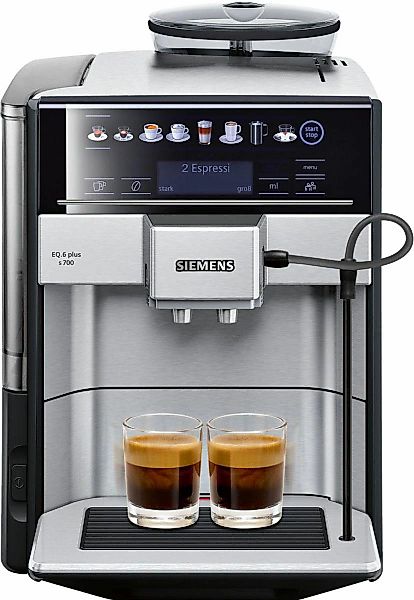 SIEMENS Kaffeevollautomat "EQ6 plus s700 TE657503DE, Doppeltassenfunktion, günstig online kaufen