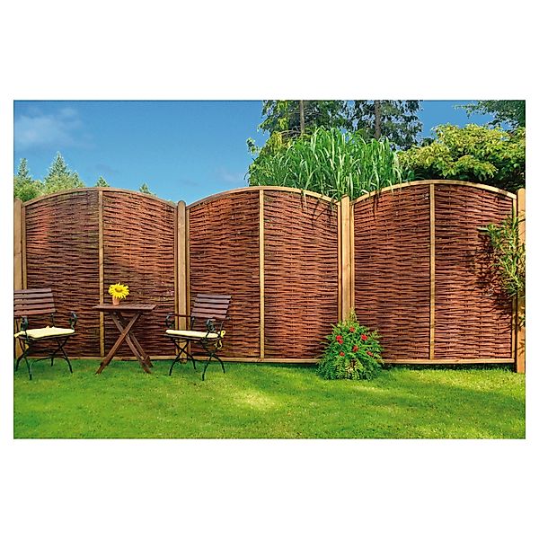 Tetzner & Jentzsch Gartenzaun NABRO-Weidengeflechtzaun günstig online kaufen