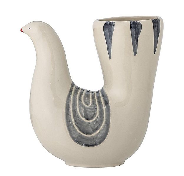 Bloomingville Dekovase Trudy, in Weiß, 19cm, aus Steingut in Vogelform günstig online kaufen