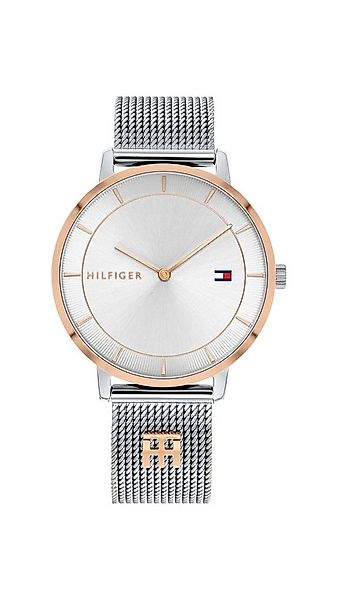 Tommy Hilfiger Quarzuhr TEA 1782288, Armbanduhr, Damenuhr, Edelstahlarmband günstig online kaufen
