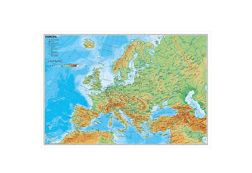 STIEFEL Poster Europa physisch, 95 x 66 cm, OSTER-Aktion: Jetzt GRATIS Vers günstig online kaufen