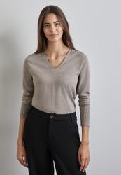 STREET ONE Strickpullover mit V-Ausschnitt günstig online kaufen