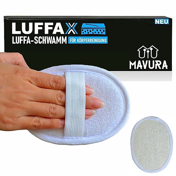 MAVURA Gesichtsreinigungsschwamm LUFFAX Luffa Schwamm Massagehandschuh günstig online kaufen