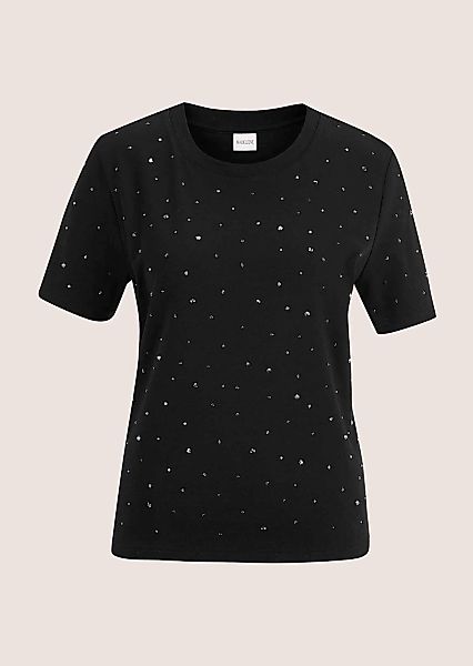 MADELEINE Kurzarmshirt "Glanzshirt Luxuriöses Shirt mit Strassakzenten" günstig online kaufen