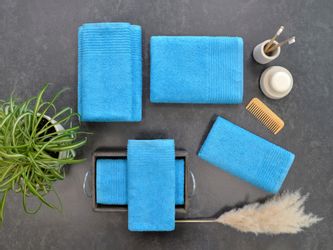 Dyckhoff Handtuch Set "Brillant" Set 6 Stk. Walkfrottee mit Streifenbordüre günstig online kaufen