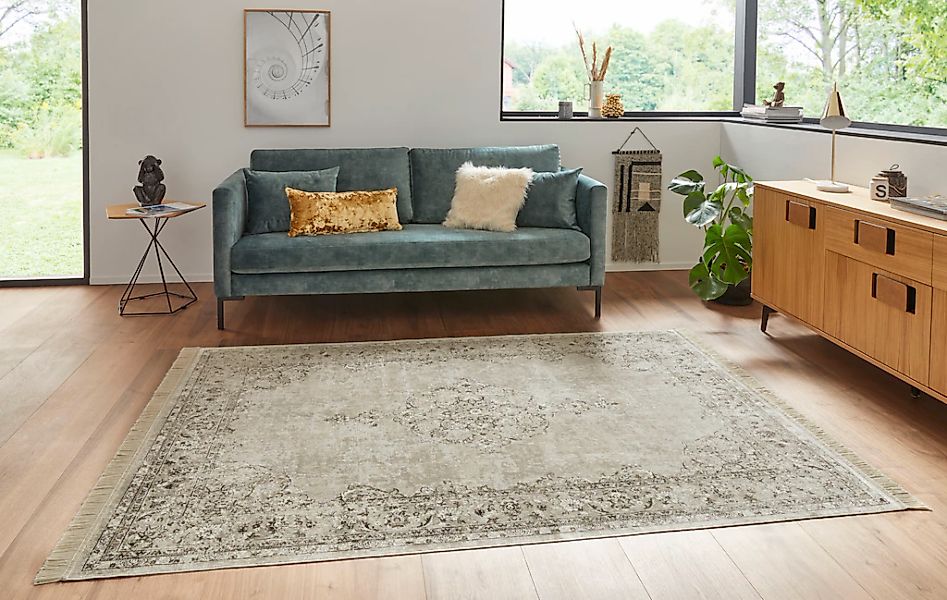 HANSE Home Teppich "Orient Vintage Medaillon" rechteckig 5 mm Höhe Oriental günstig online kaufen