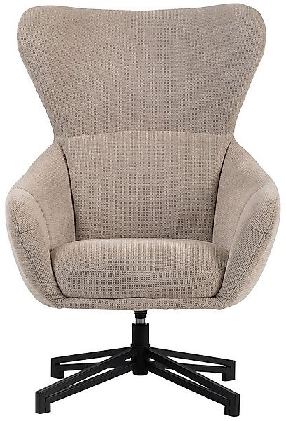 bene living Ohrensessel Marconia - drehbar - beige (1-St), durchgehende Arm günstig online kaufen