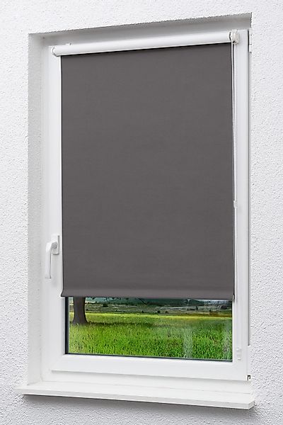 Verdunklungsrollo Mini Rollo abdunkelnd Anthrazit, LYSEL®, günstig online kaufen