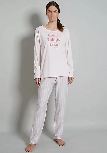 GÖTZBURG Pyjama, (2 tlg.), mit gestreifter Hose günstig online kaufen