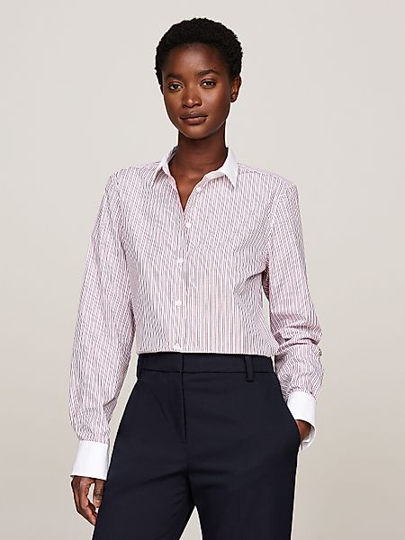 Tommy Hilfiger Hemdbluse STRIPE REGULAR SHIRT günstig online kaufen