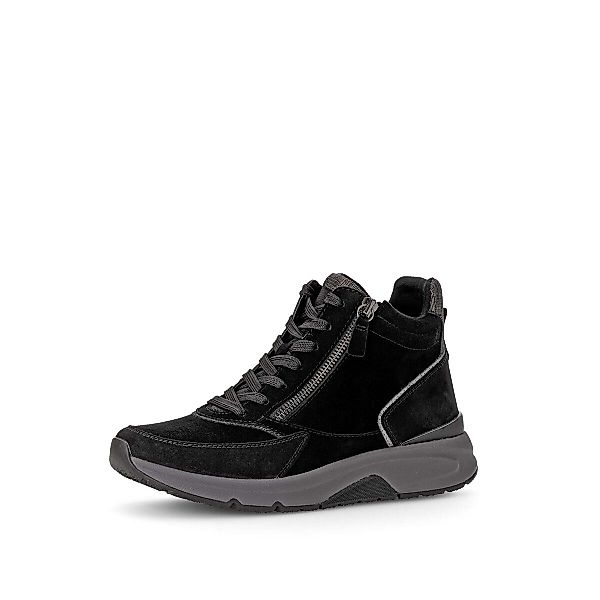 Gabor Sportliche Stiefelette Materialmix Leder Stiefelette günstig online kaufen