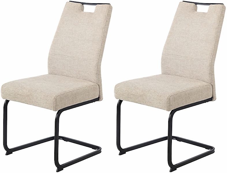 HELA Freischwinger "KERTIN" (Set) 2 Stk.XL Sitzbreite, Griff, Federkorb, 14 günstig online kaufen