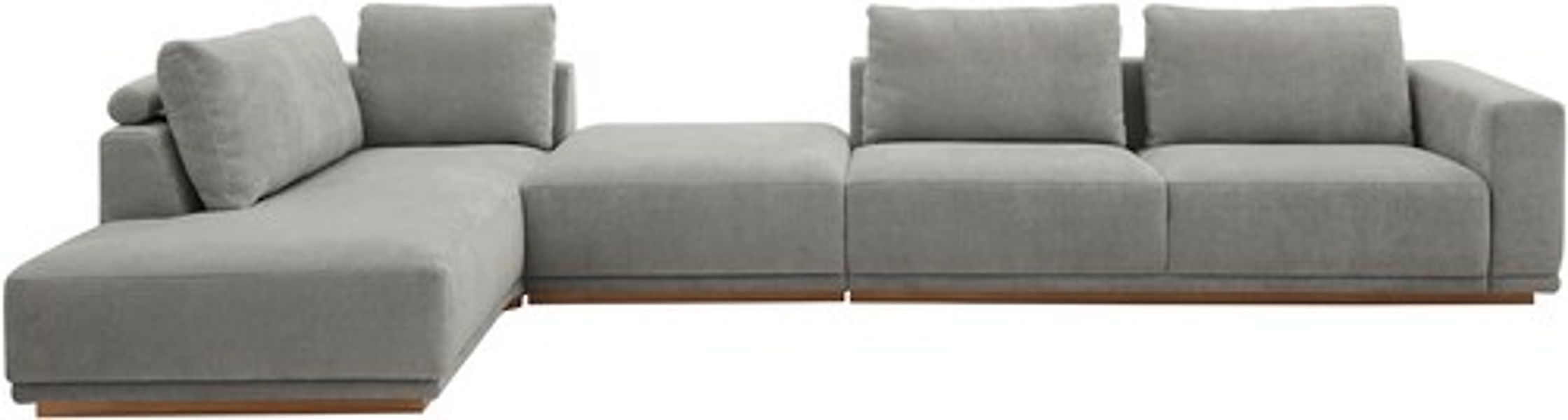 Musterring Wohnlandschaft Anreihsofa mit Armlehne rechts, Eckteil links mit günstig online kaufen