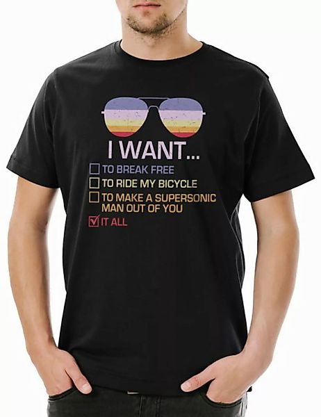 Urban Backwoods Print-Shirt I Want To Break Free Herren T-Shirt Gay Lesbian günstig online kaufen