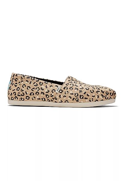 TOMS Damen Espadrilles ALPARGATA 10016214 Natural Textured Cheetah Beige günstig online kaufen
