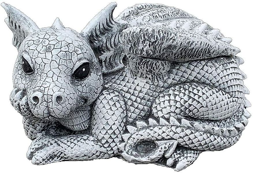 Stone and Style Gartenfigur Steinfigur Drache günstig online kaufen