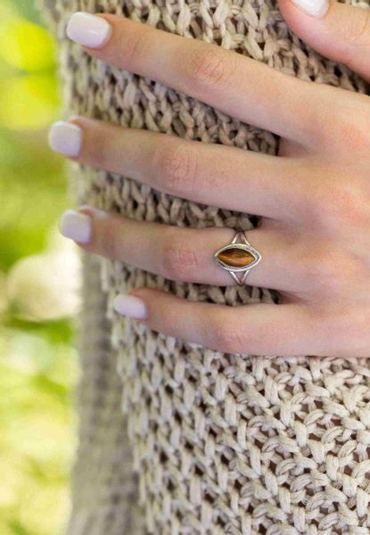 mantraroma Silberring SARALA Ellipse aus 925 günstig online kaufen