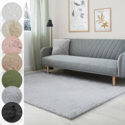 LUXOR living Fellteppich "Novara" rechteckig 30 mm Höhe Kunstfell, Kaninche günstig online kaufen