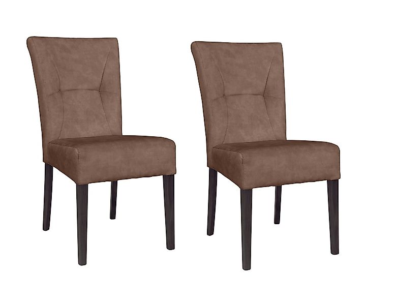 Home affaire 4-Fußstuhl "Henry" (Set) 2 Stk.Sitz und Rücken gepolstert günstig online kaufen