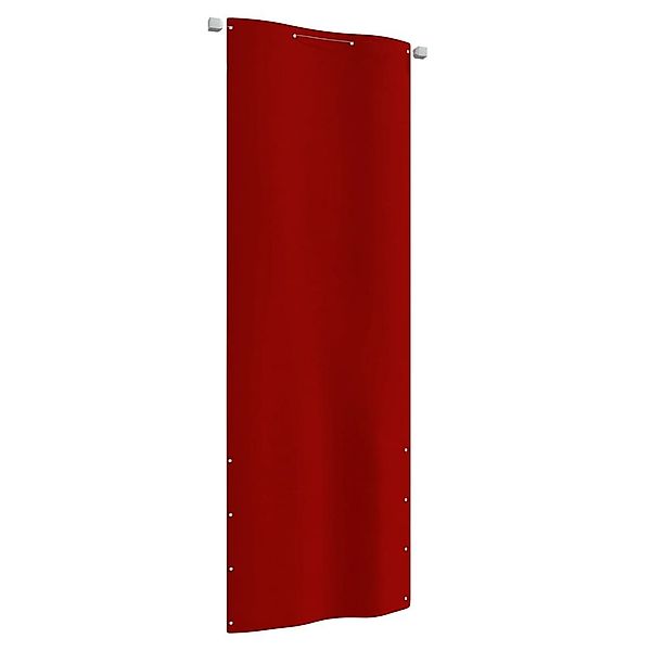 vidaXL Balkonsichtschutz Balkon-Sichtschutz Rot 80x240 cm günstig online kaufen