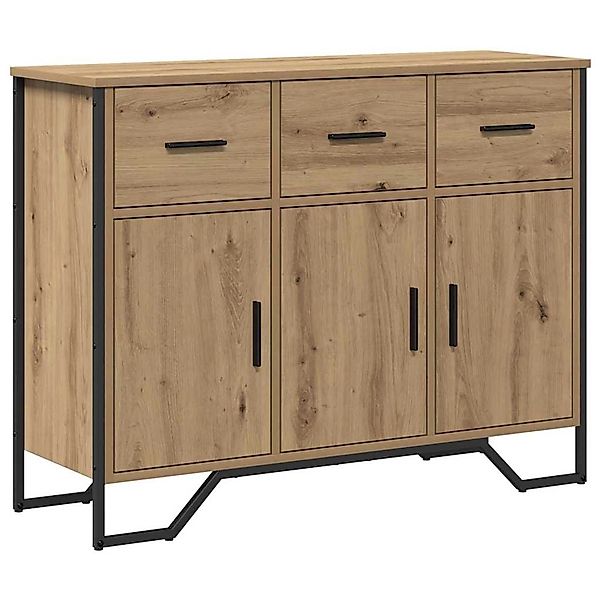 vidaXL Sideboard Eiche Handwerklich 97 x 32,5 x 74,5 cm Holzwerkstoff 86877 günstig online kaufen
