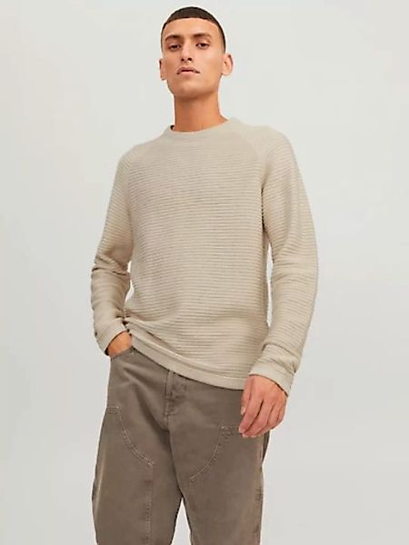 Jack & Jones Rundhalspullover "JJEMATT KNIT CREW NECK NOOS" günstig online kaufen