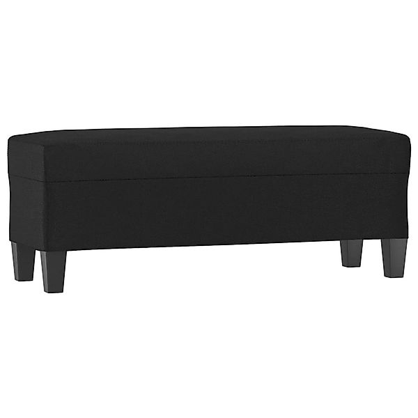 vidaXL Sitzbank Schwarz 100x35x41 cm Kunstleder 349459 günstig online kaufen