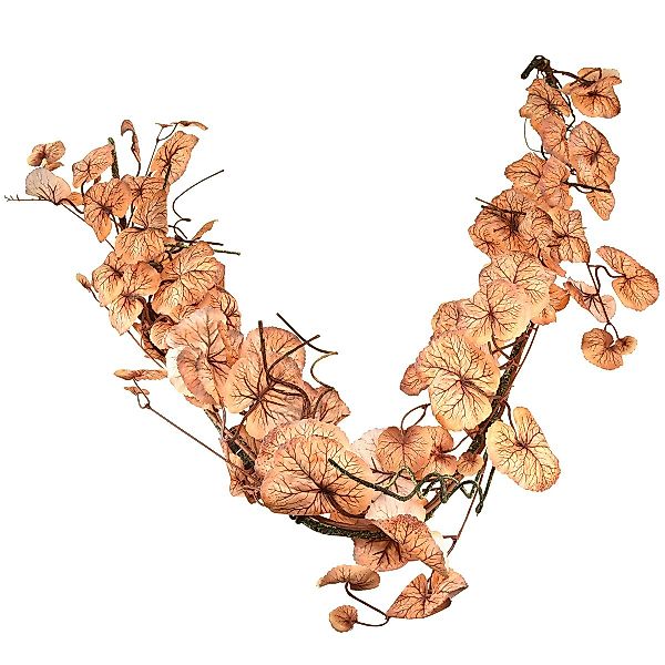 Kunstgirlande Dekohänger Herbstdeko Blättergirlande Heuchera 150cm günstig online kaufen