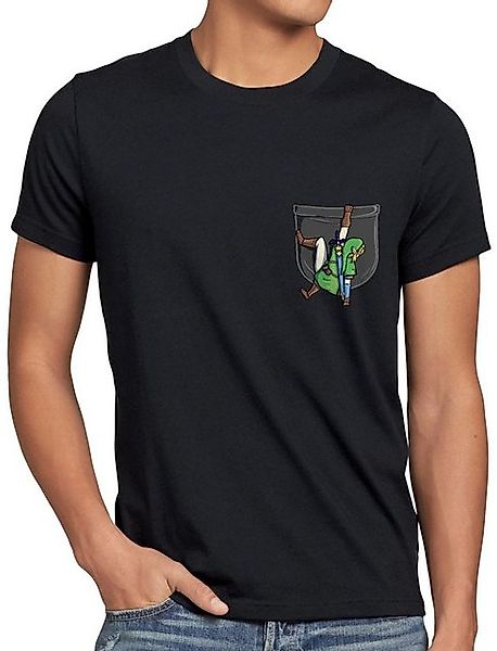 style3 T-Shirt Pocket Link hyrule gamer hemdtasche zelda nintendo switch günstig online kaufen